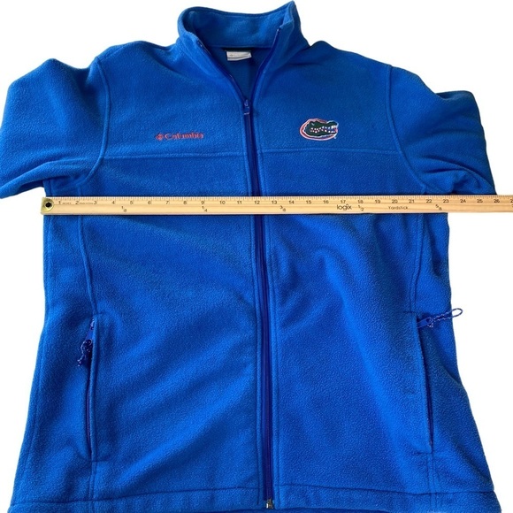 Columbia Men’s Flordia Gators Large Blue Fleece Full Zip Jacket - Picture 6 of 7